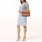 BOTTEGA VENETA Brown Intrecciato Leather Olimpia Shoulder Bag