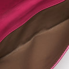 BOTTEGA VENETA Pink Intrecciato Leather Flap Continental Wallet