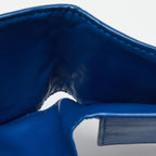 BOTTEGA VENETA Blue Intrecciato Leather Bifold Wallet