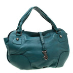 Celine Green Leather Hobo