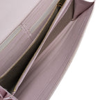 Celine Pink Leather Flap Continental Wallet