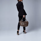 CELINE Dark Brown Leather Bittersweet Hobo