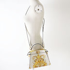 Fendi Versace Mini Peekaboo 2WAY Bag White