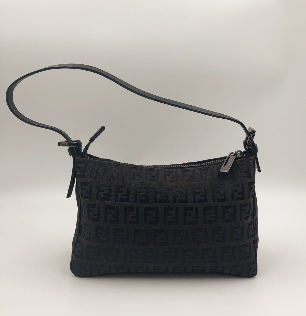 Fendi Zucchino Baguette Bag