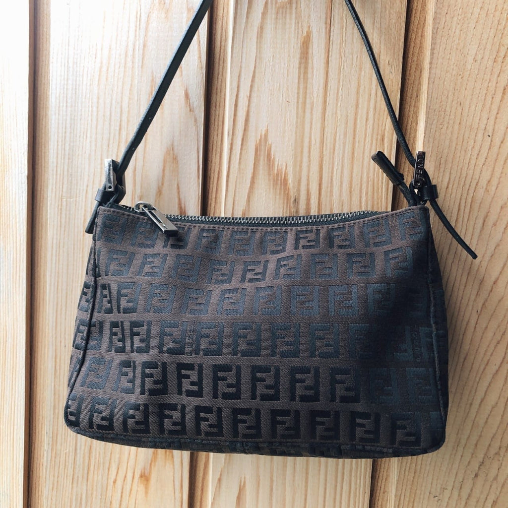 Fendi Zucchino Baguette Bag