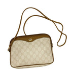 Gucci Old Gucci GG Logo Leather Shoulder Bag