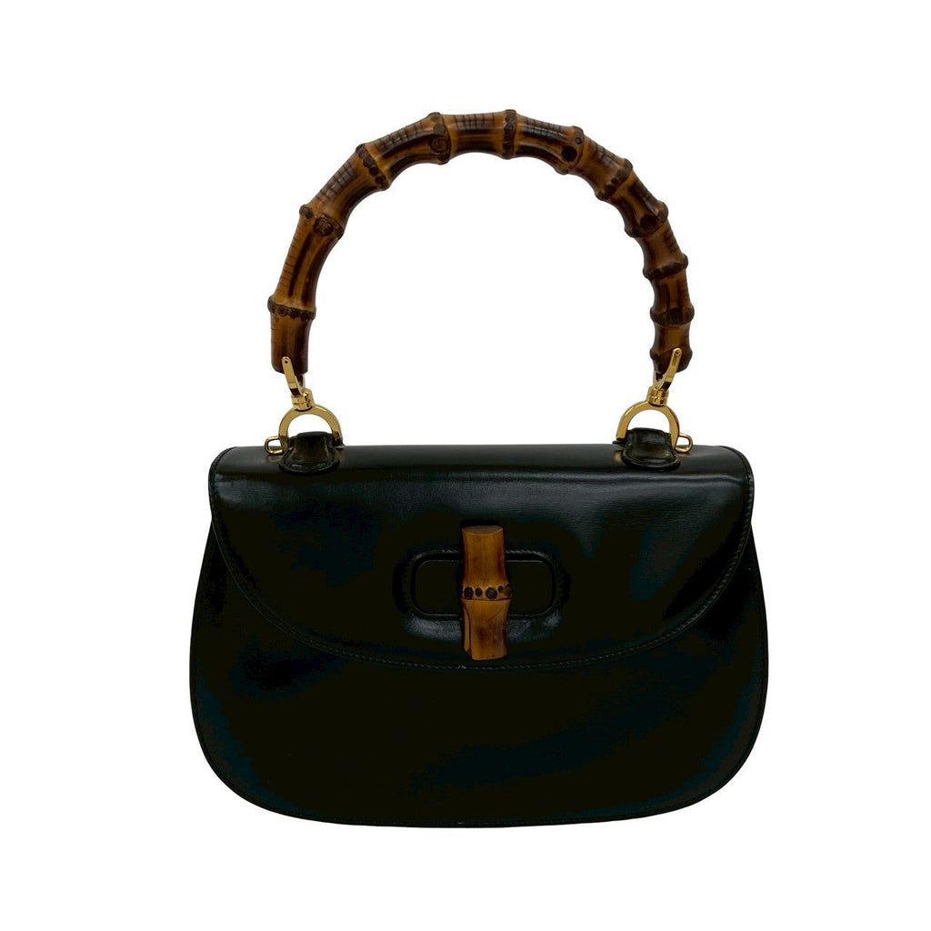 Gucci Bamboo Leather Handbag