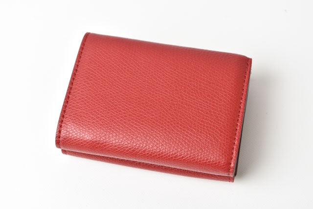 Fendi Leather Trifold Wallet F IS FENDI Micro Red