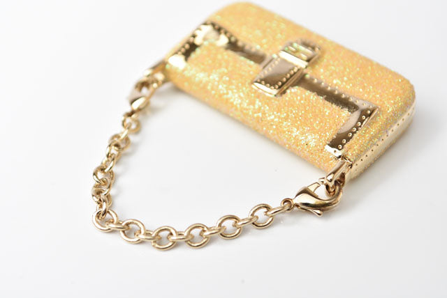 Fendi Metal Mamma Bucket Motif Charm Keychain