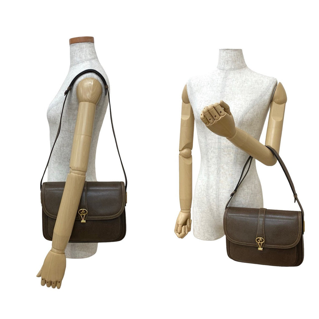 Gucci Old Gucci Leather Shoulder Bag