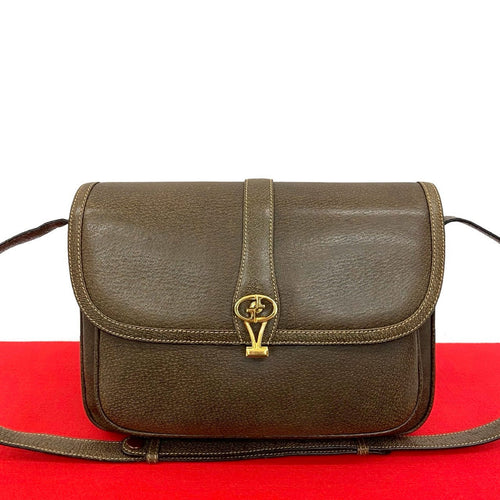 Gucci Old Gucci Leather Shoulder Bag