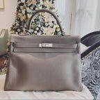 HERMES Kelly35  leather bag