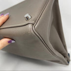 HERMES Kelly35  leather bag