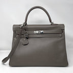 HERMES Kelly35  leather bag