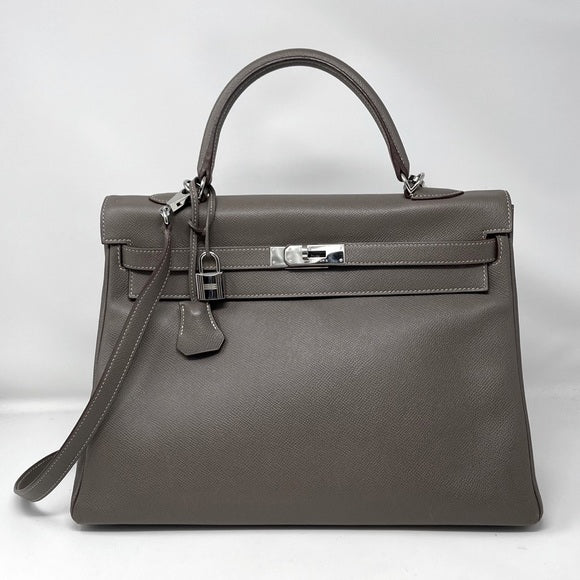 HERMES Kelly35  leather bag