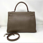 HERMES Kelly35  leather bag