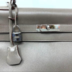 HERMES Kelly35  leather bag