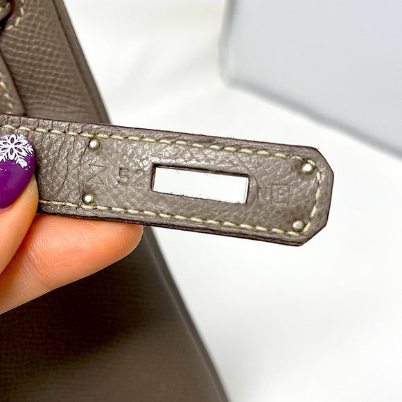 HERMES Kelly35  leather bag