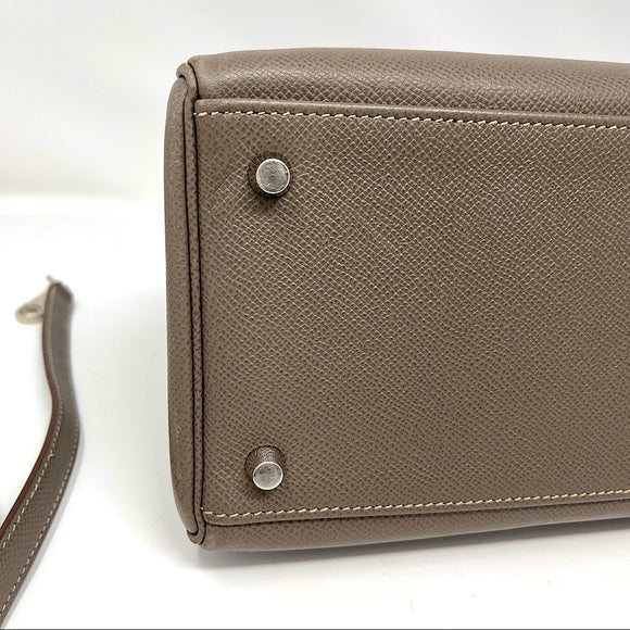 HERMES Kelly35  leather bag