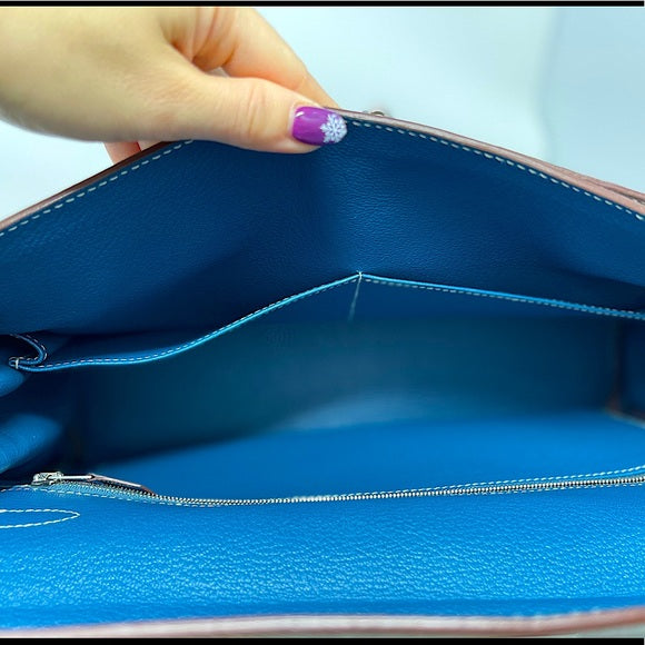 HERMES Kelly35  leather bag