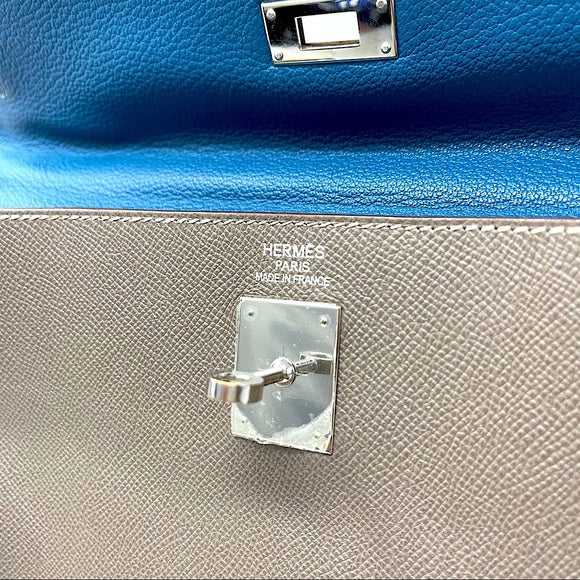 HERMES Kelly35  leather bag
