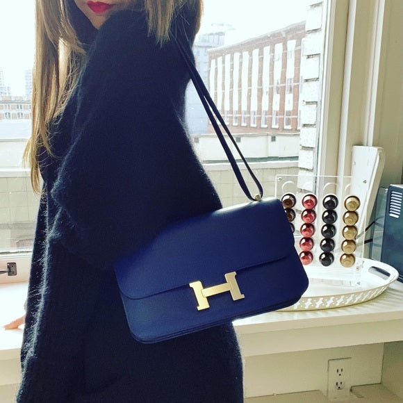 HERMES constance elan leather bag