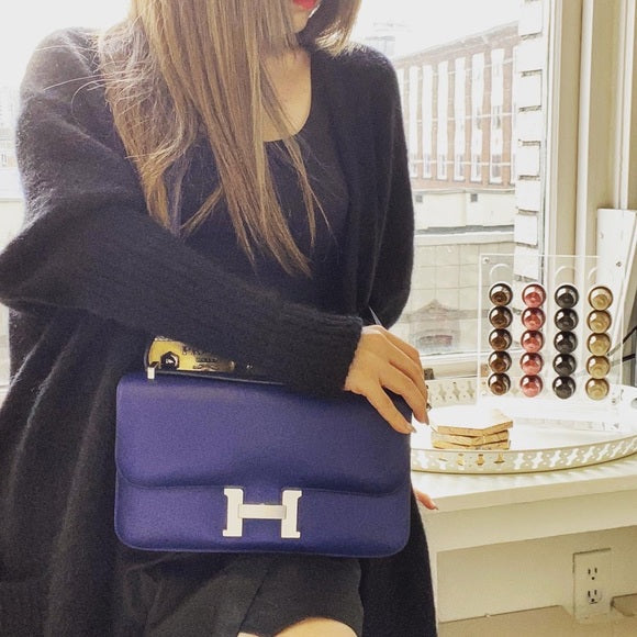 HERMES constance elan leather bag