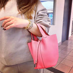 HERMES picotin18 leather bag