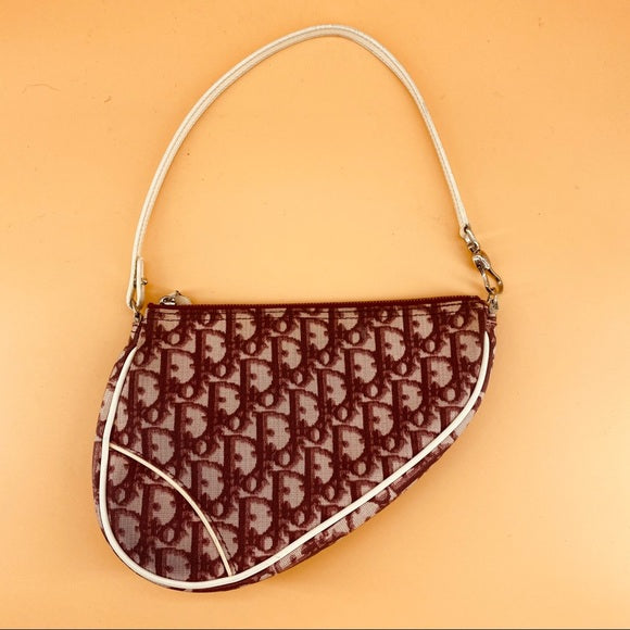 Christian Dior Diorissimo Mini Saddle Bag