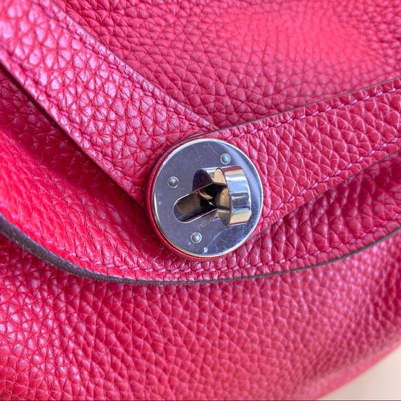 HERMES Lindy26 leather bag