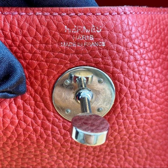 HERMES Lindy26 leather bag