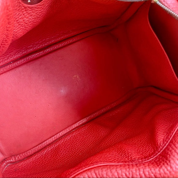 HERMES Lindy26 leather bag