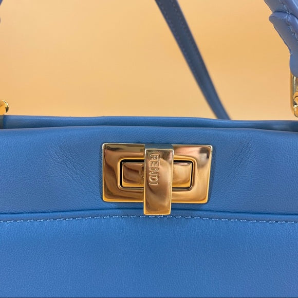 Fendi peekaboo small size leather bag