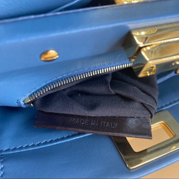 Fendi peekaboo small size leather bag