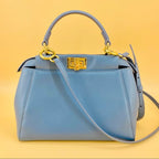 Fendi peekaboo small size leather bag