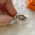 HERMES chaine d'ancre scarf ring