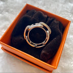 HERMES chaine d'ancre scarf ring