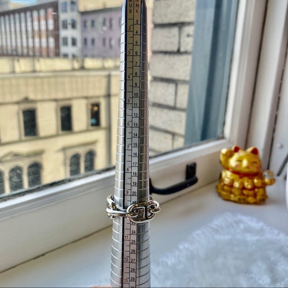 HERMES chaine d'ancre scarf ring