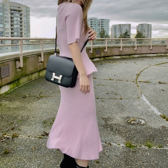 HERMES constance24 leather bag