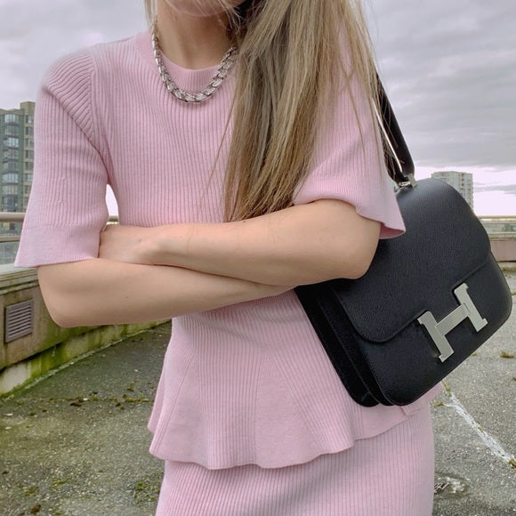 HERMES constance24 leather bag