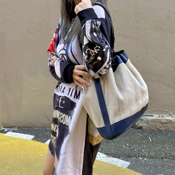 HERMES Market cloth Bucket