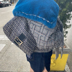 FENDI ZUCCA MAMMA BAGUETTE SHOULDER BAG