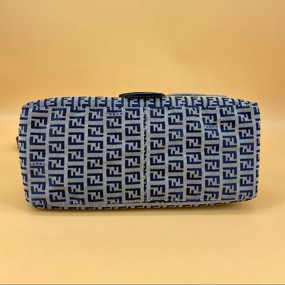 FENDI ZUCCA MAMMA BAGUETTE SHOULDER BAG