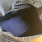 FENDI ZUCCA MAMMA BAGUETTE SHOULDER BAG