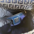 FENDI ZUCCA MAMMA BAGUETTE SHOULDER BAG