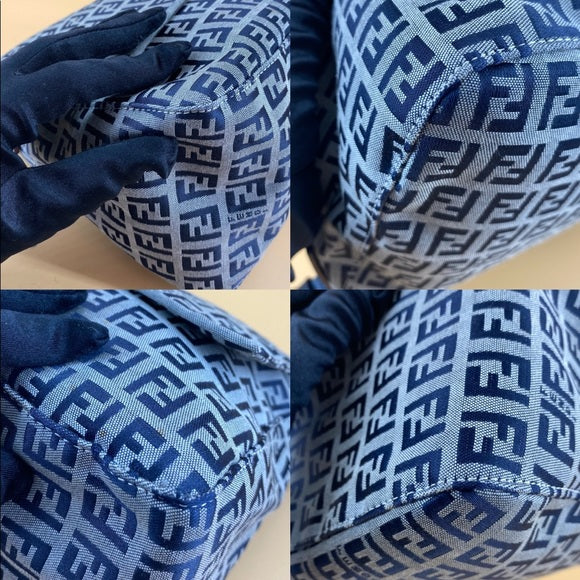 FENDI ZUCCA MAMMA BAGUETTE SHOULDER BAG