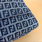 FENDI ZUCCA MAMMA BAGUETTE SHOULDER BAG