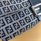 FENDI ZUCCA MAMMA BAGUETTE SHOULDER BAG