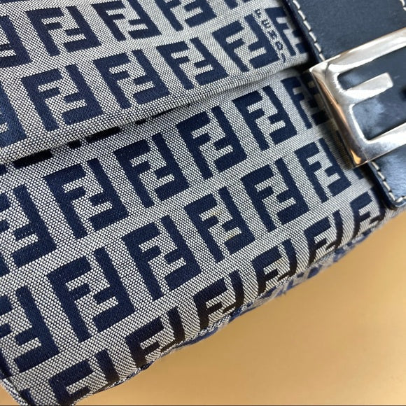 FENDI ZUCCA MAMMA BAGUETTE SHOULDER BAG