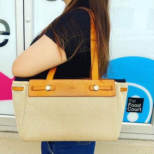 HERMES Herbag Cabas PM shoulder bag